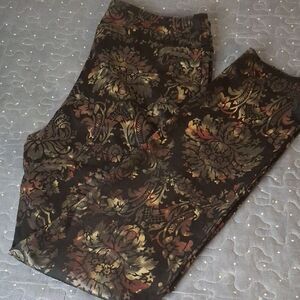 Lisette Floral Patterned Women's Pants size 8